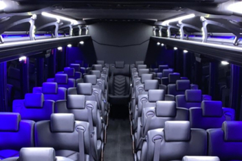 Odessa Charter Bus Interior