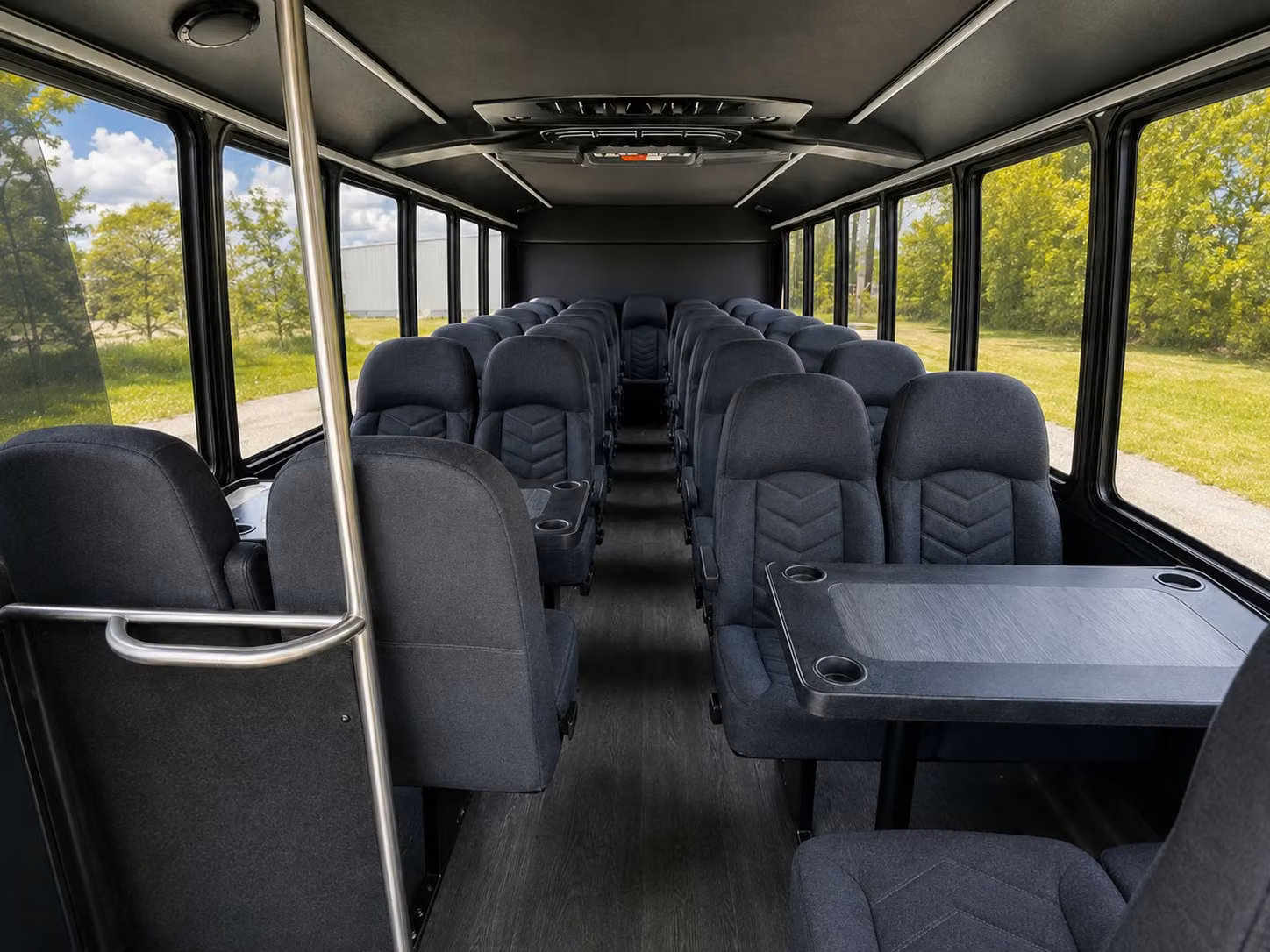 15 passenger minibus interior