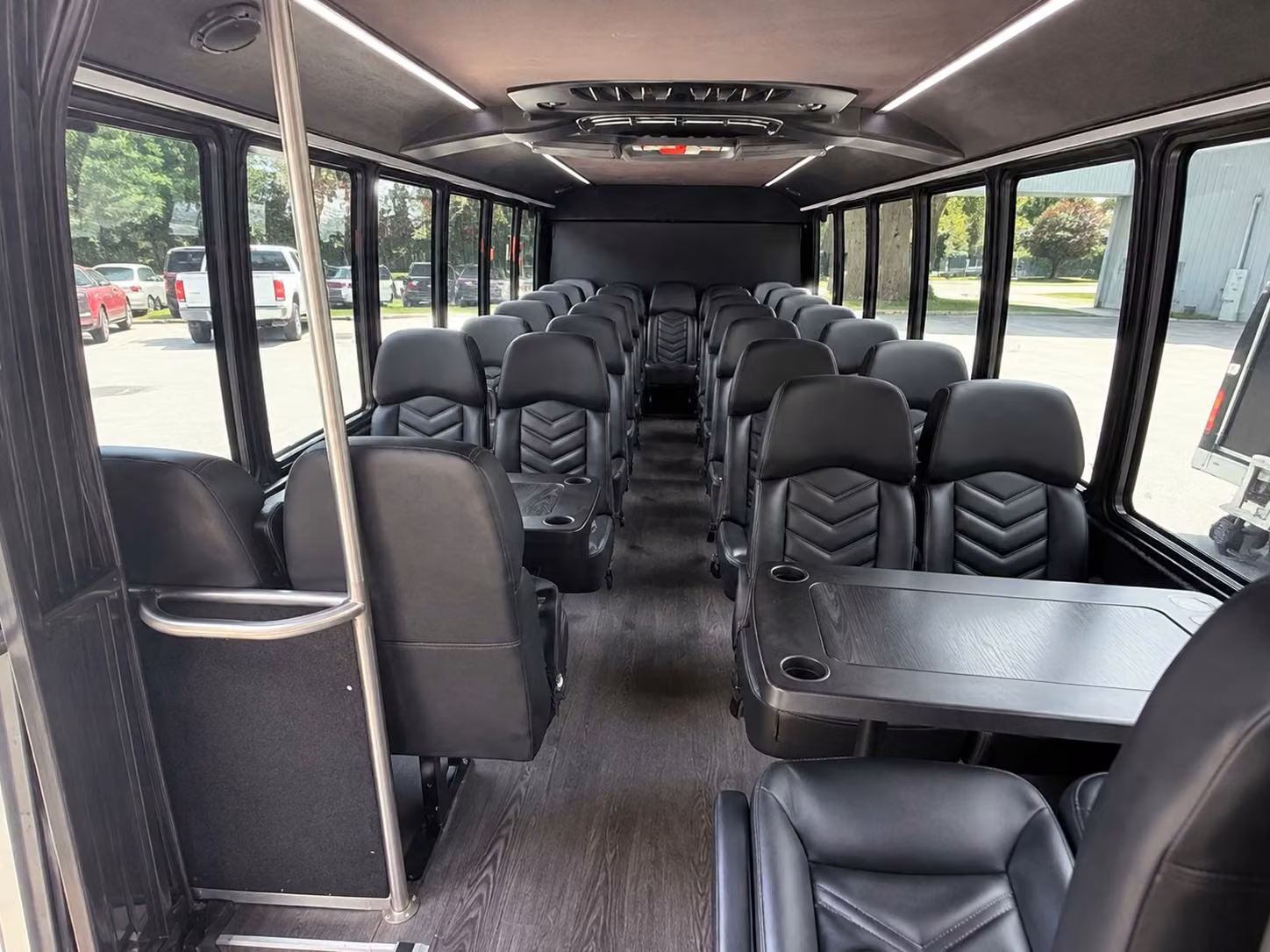 18 passenger minibus inside