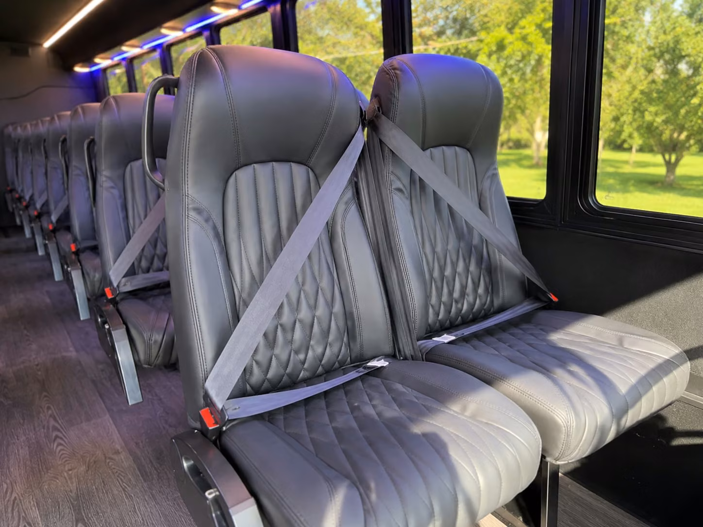 20 passenger minibus inside
