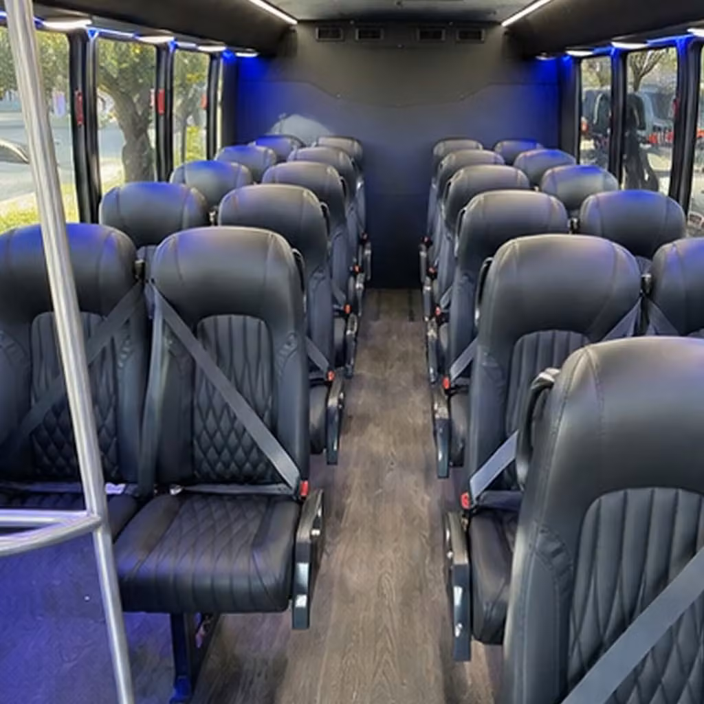 35 passenger minibus inside