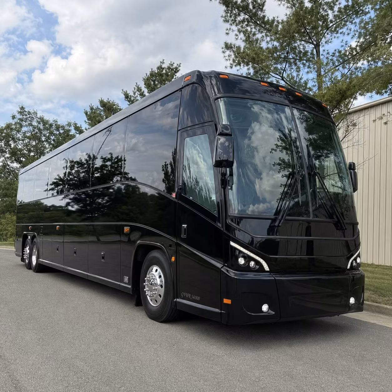 56 passenger charter bus
