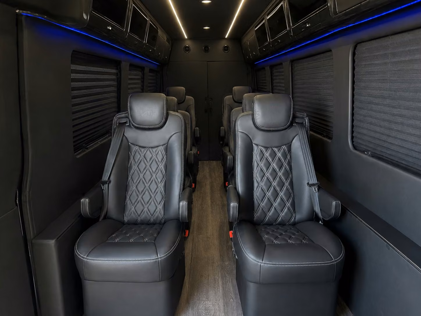 sprinter van with driver interior